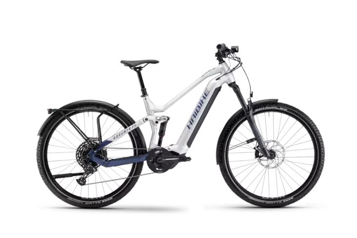 Haibike Adventr 9 sähkömaastopyörä hopea/sininen - Sähkömaastopyörät - 405462415337 - 1