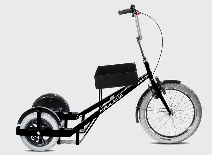 Helkama Loggy teollisuuspotkulauta musta - Kaupunkipyörät - 6417492002797 - 1