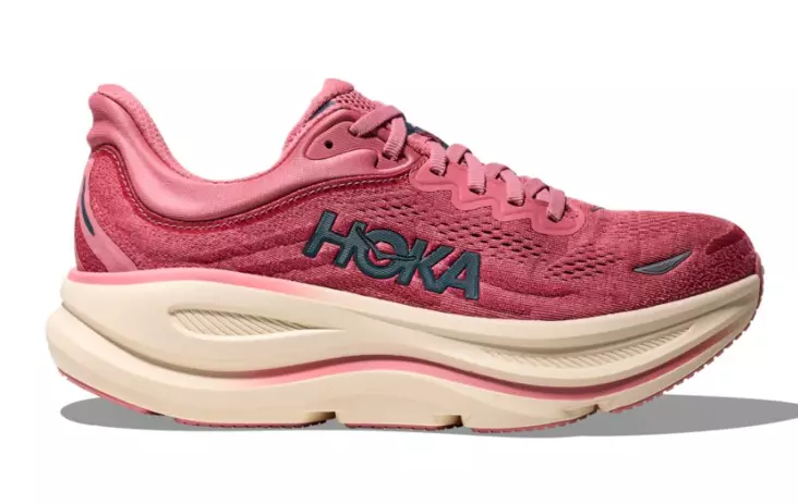 Hoka Bondi 9 W juoksukengät punainen - Naisten juoksukengät - 1986054927 - 1