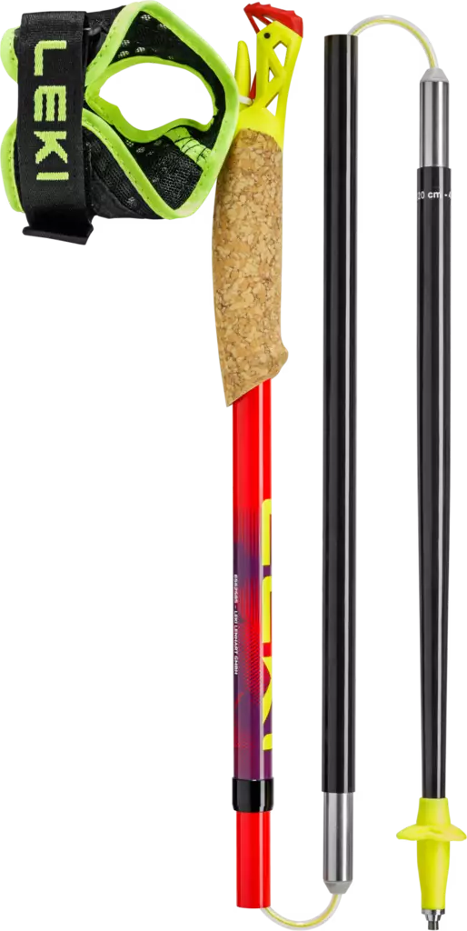 Leki Ultra Trail FX.ONE trail/ sauvakävelysauvat red/violet/neonyellow - Sauvakävely - 402817339257 - 1