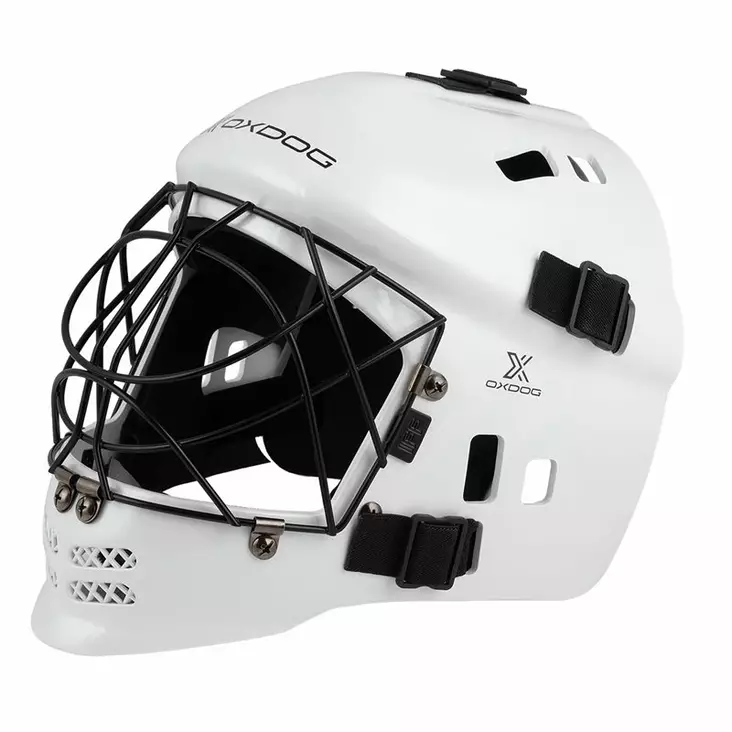 Oxdog Xguard JR maalivahdin kypärä valkoinen - Salibandymaalivahdin varusteet - 7340151655777 - 1