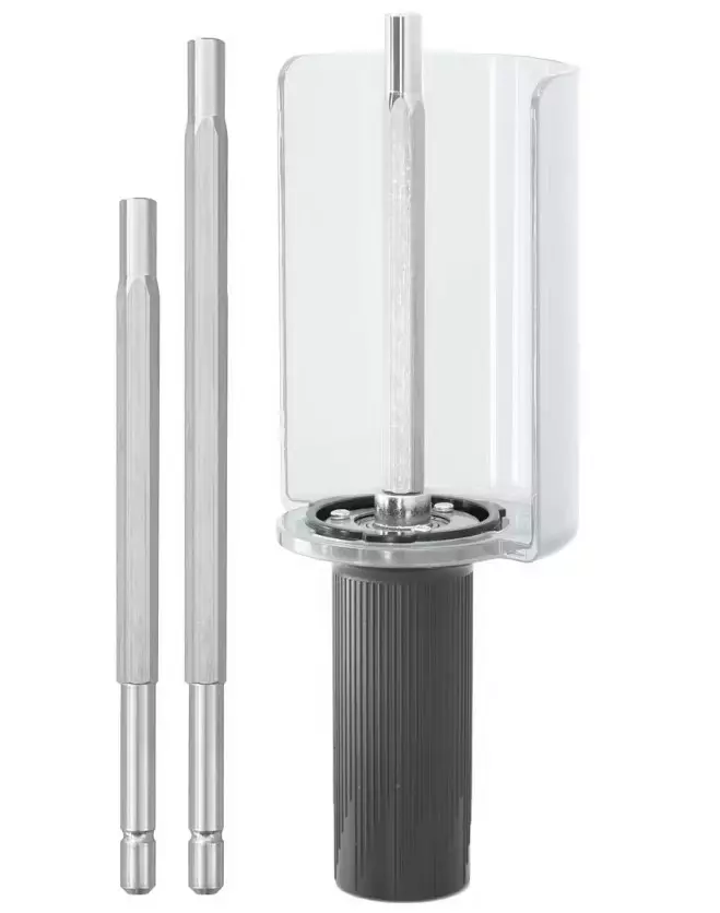 Rex rotoharjan kahva suojakuvulla + akselit 100mm ja 140mm - Suksien voitelutarvikkeet - 6417839062927 - 1