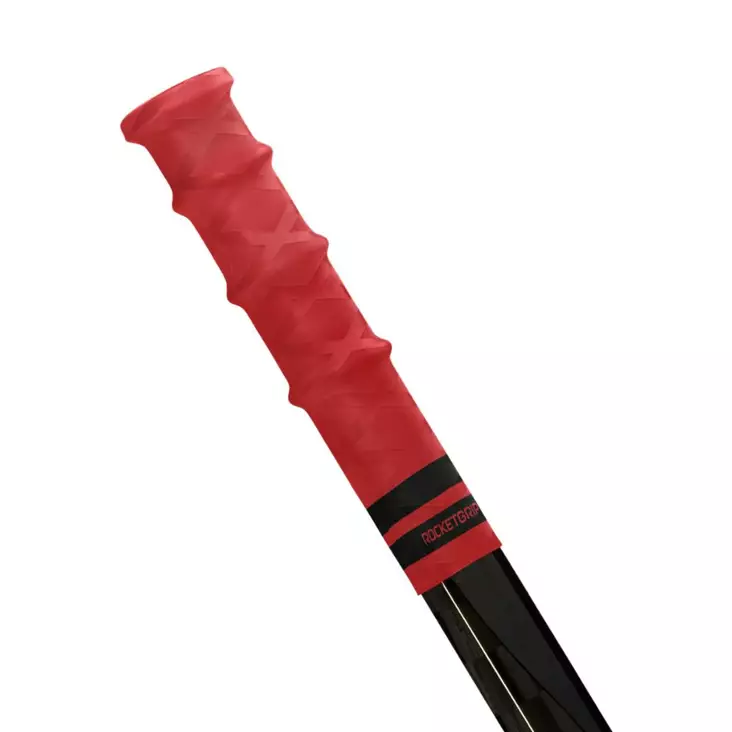 Rocketgrip Rubber YTH/JR mailagrippi punainen/musta - Jääkiekkomailatarvikkeet - 4751039041057 - 1