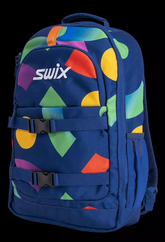 Swix Trondheim Backpack reppu sininen printti - Hiihtoreput ja -varustelaukut - 7045953027257 - 1