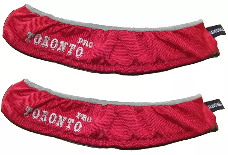 Toronto teräsuojat PRO JR punainen - Jääkiekkoluistin tarvikkeet - 6418025327387 - 1
