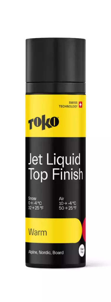 Toko Jet Liquid Top Finish WARM +10..-4 luistoneste - Luistonesteet - 7045953025857 - 1
