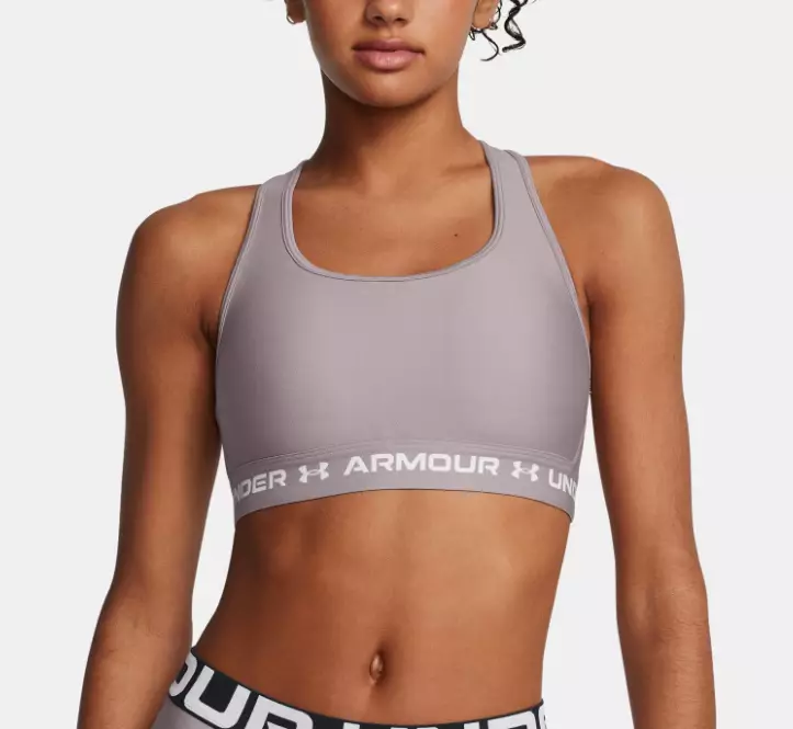 Under Armour Crossback Mid Bra naisten urheiluliivit harmaa - Urheiluliivit - 1977779607 - 1