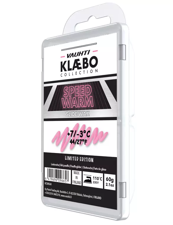 Vauhti Klaebo Speed Warm luistovaha 60g +7..-3 - Luistovahat - 6419696096657 - 1
