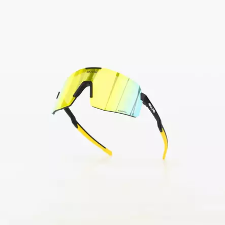 4KAAD Beat Race Photochromic urheilulasit musta/keltainen w Gold Mirror - Urheilulasit - 6430080765768 - 2