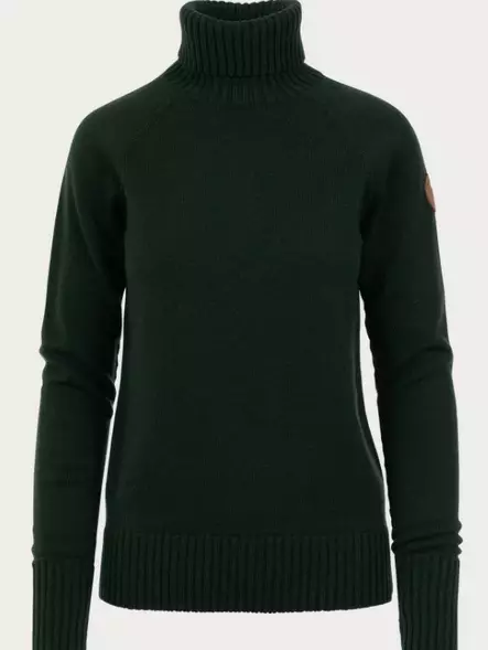 North Outdoor Kuulas Merino Sweater naisten merinovillapaita metsänvihreä - Naisten paidat ja yläosat - 41-41-64384420828 - 1