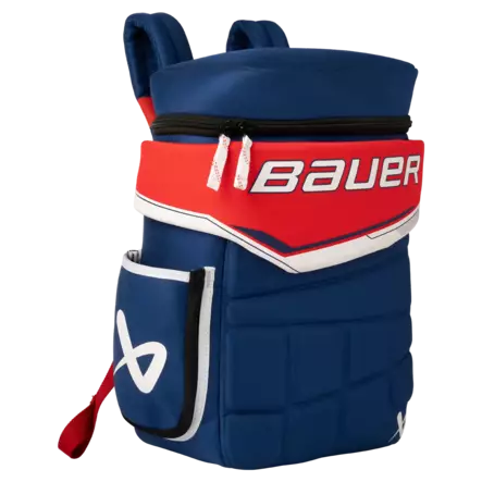 Bauer Glove Backpack 17L reppu sininen/punainen - Jääkiekkokassit ja varustelaukut - 688698794588 - 1
