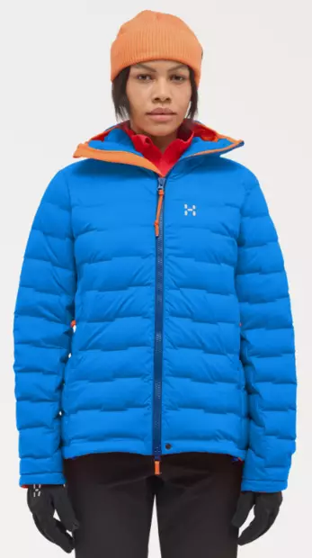 Haglöfs Spitz Down Hood naisten untuvatakki sininen - Naisten takit - 41-41-731884183838 - 1