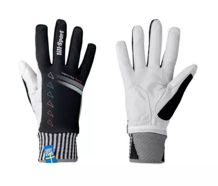 Lillsport Legend Thermo Slim Gold hiihtohanskat musta - Urheiluhanskat - 04100008 - 1