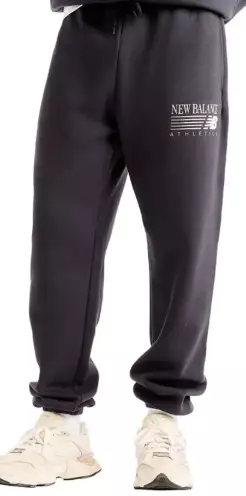 New Balance Reimagined Graphic Fleece Jogger miesten collegehousut tummansininen - Miesten urheiluhousut - 1990622428 - 1