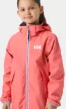 Helly Hansen Koster Rain lasten ulkoilutakki korallinpunainen - Lasten urheilutakit ja puvut - 41856-098 - 1