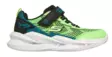 Skechers Meteor Lights 2.0 lasten lenkkarit lime/musta - Lasten juoksukengät - 1992521698 - 1