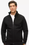 Superdry Tech Loose Tracktop miesten collegetakki musta - Miesten urheilutakit ja puvut - 50630684028 - 2