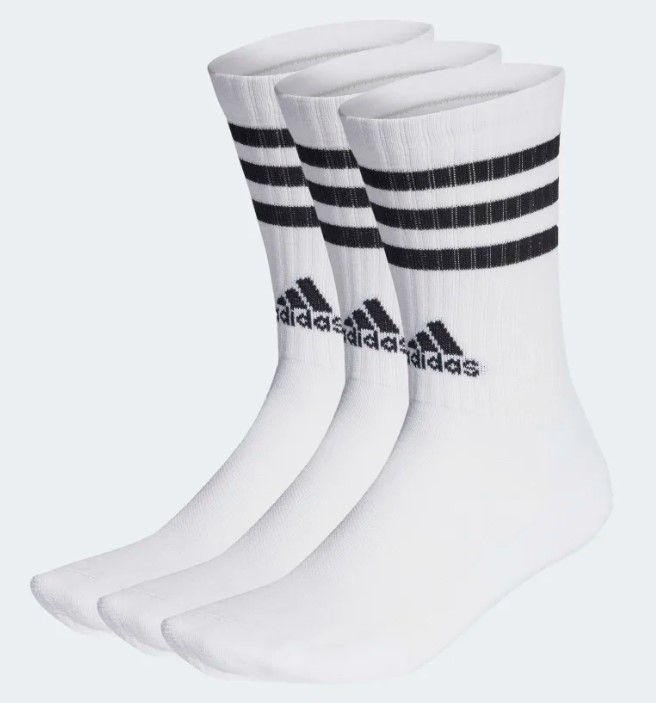 Adidas 3S C SPW Crew 3P sukkapaketti whi - Urheilusukat - HT3458 - 1