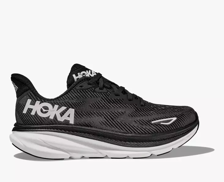 Hoka Clifton 9 W juoksukengät musta/valkoinen - Naisten juoksukengät - 1965651878 - 1