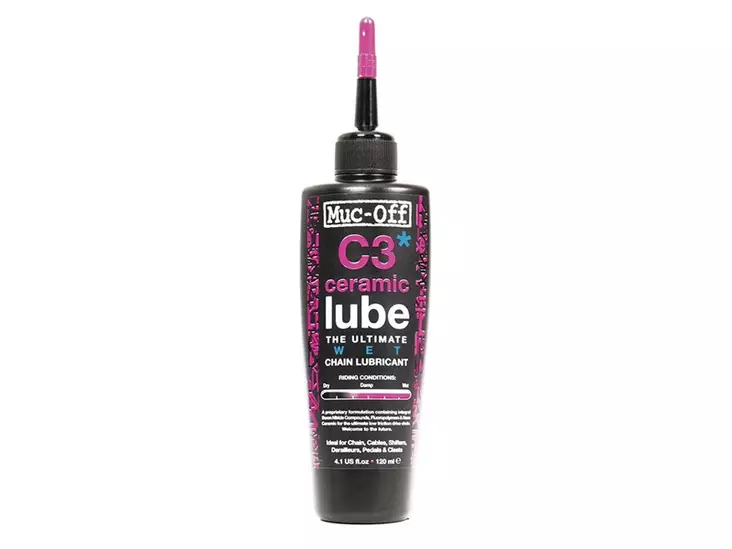 Muc-Off Wet Lube C3 Ceramic 120ml ketjuöljy - Pyörän työkalut ja voiteluaineet - 5037835870008 - 1