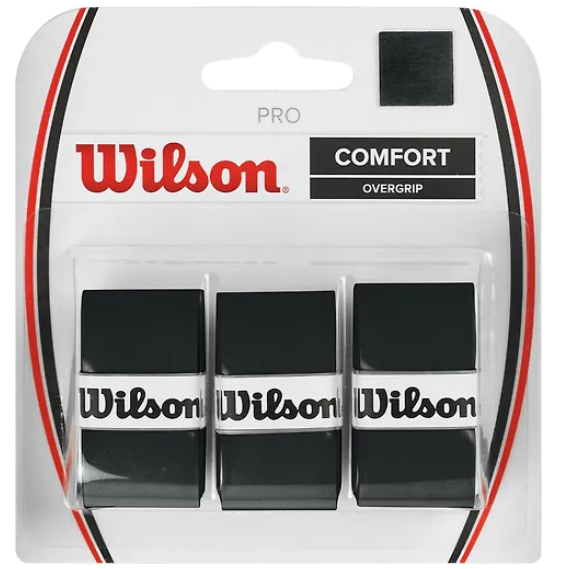 Wilson mailagrippi Pro Overgrip 3kpl musta - Tennis ja Padel - 887768343538 - 1