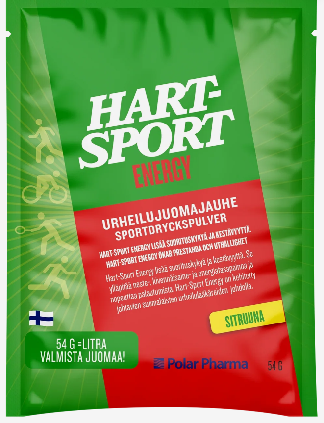 Hartsport Urheilujuomajauhe 54g - Lisäravinteet - 6416248008038 - 1