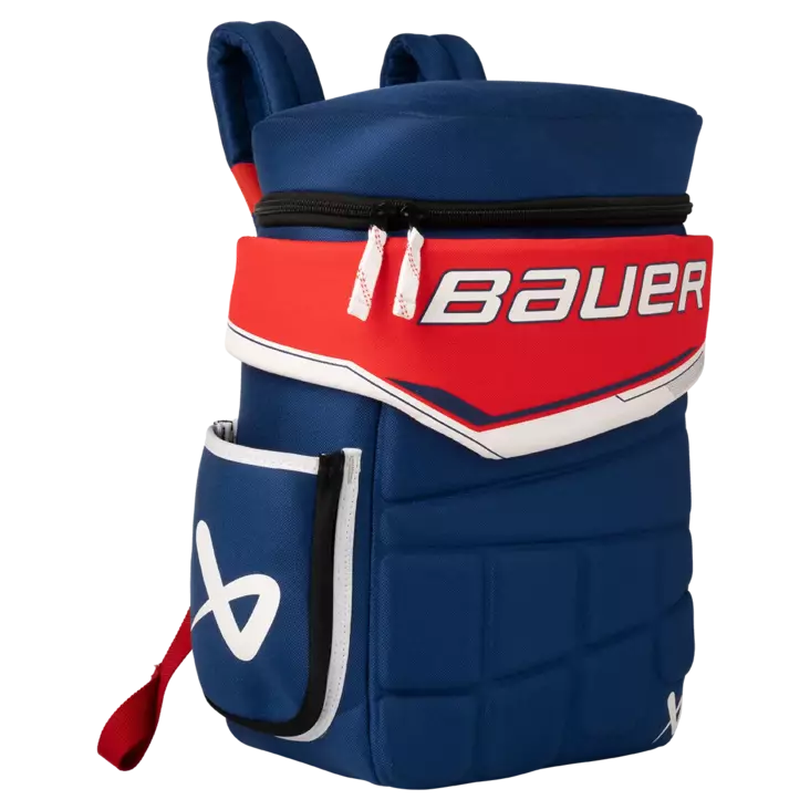 Bauer Glove Backpack 17L reppu sininen/punainen - Jääkiekkokassit ja varustelaukut - 688698794588 - 1