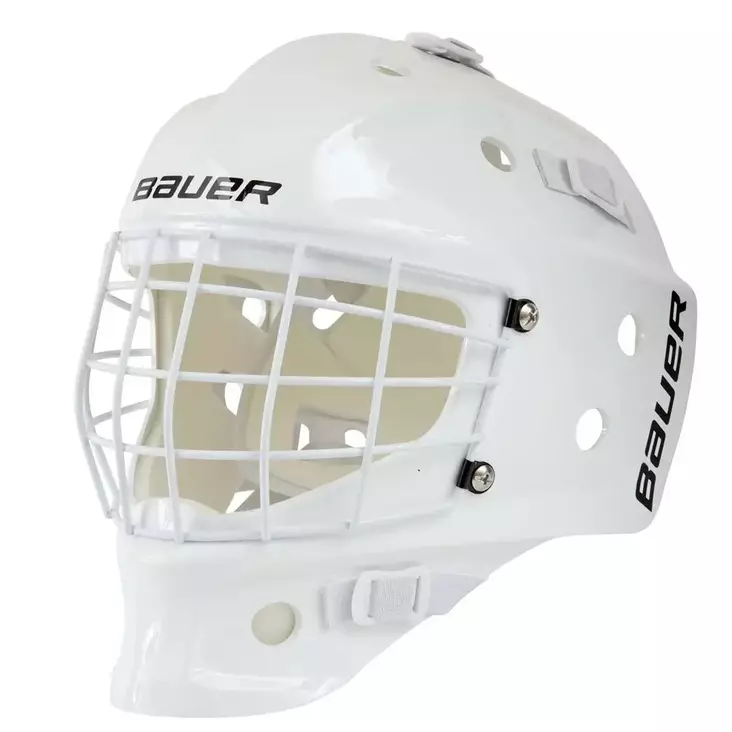 Bauer NME Goalie Mask YTH valkoinen - Street hockey - 680680978648 - 1