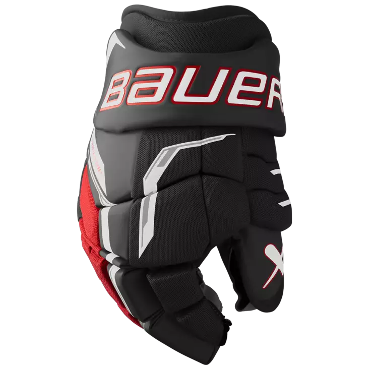 Bauer Supreme F40 SR jääkiekkohanskat musta/punainen - Jääkiekkohanskat - 68869882728 - 1