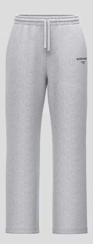 Björn Borg Essential 1 Straight Sweatpants naisten collegehousut harmaa - Naisten urheiluhousut - 73214659538 - 1