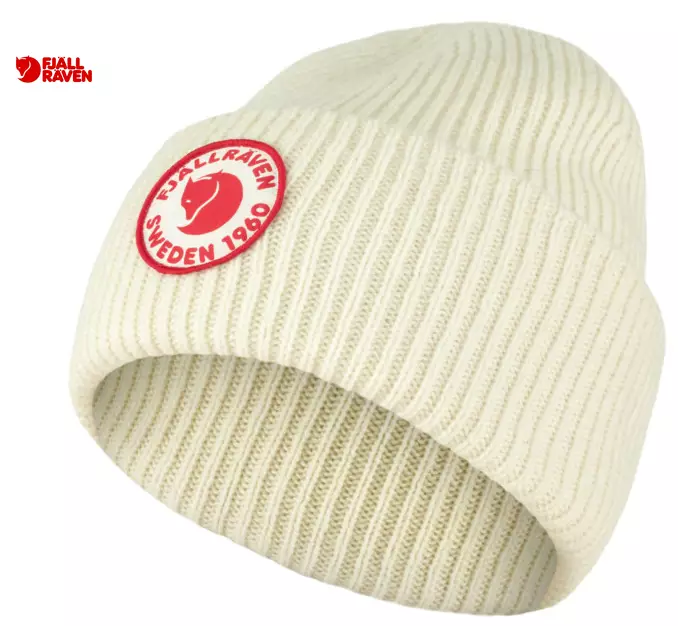 Fjällräven Logo Hat pipo luonnonvalkoine - Pipot, lippikset ja pannat - 7323450927288 - 1