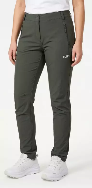 Halti Pallas X-Stretch naisten ulkoiluhousut vihreänharmaa - Naisten urheiluhousut - 064-0896-H28 - 1