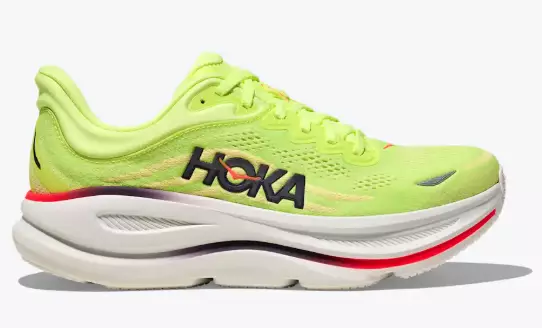 Hoka Bondi 9 juoksukengät neonkeltainen - Miesten juoksukengät - 1986055528 - 1