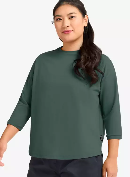 Jack Wolfskin Travel 3/4 T naisten paita vihreä - Naisten t-paidat ja topit - 40648866448 - 1