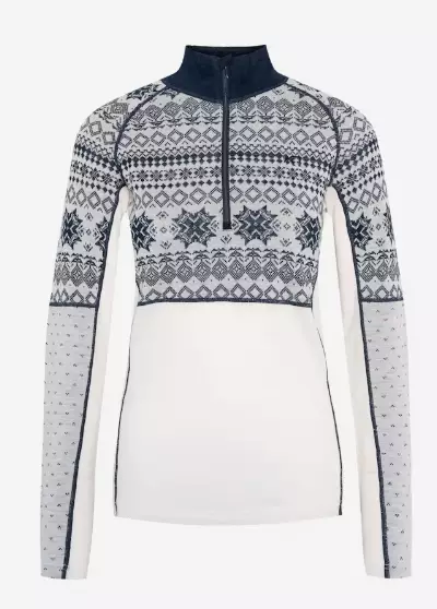 Kari Traa Vilma HZ naisten merinovillapaita valkoinen/tummansininen - Naisten väli- ja alusasut - 70486529718 - 1