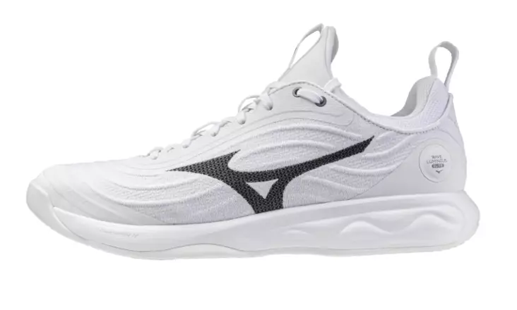 Mizuno Wave Luminous Elite sisäpelikengät valkoinen/musta - Miesten sisäpeli ja treenikengät - 50632641118 - 1