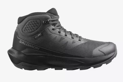 Salomon Elixir Tour Mid WP ulkoilukengät harmaa/musta - Naisten kävelykengät - 1957517488 - 1