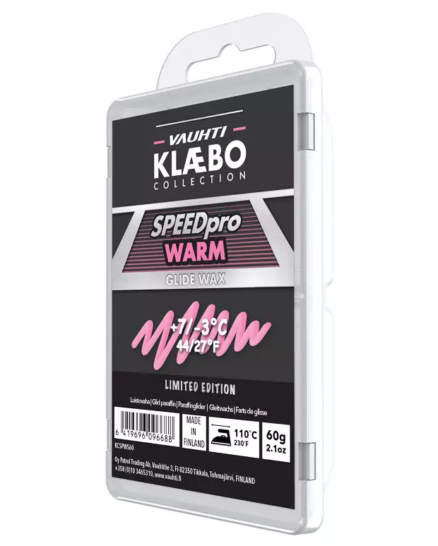 Vauhti Klaebo Speed Pro Warm luistovaha 60g +7..-3 - Luistovahat - 6419696096688 - 1