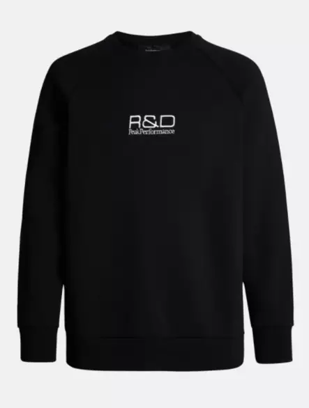 Peak Performance R&D Scale Embroidered miesten college musta - Miesten paidat ja yläosat - 41-41-73332693929 - 1