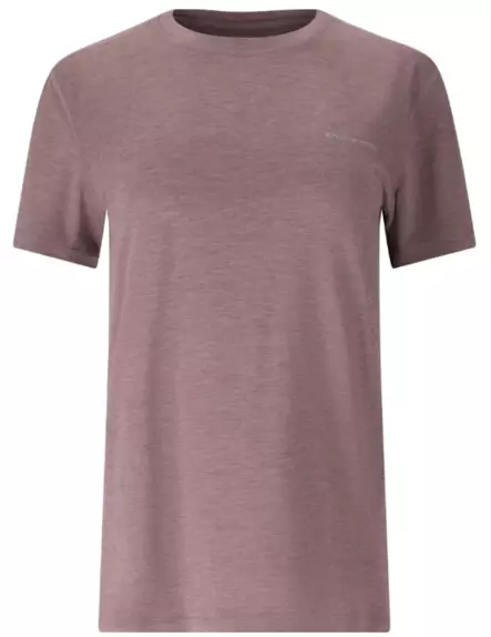 Endurance Alvaly Melange S/S Tee naisten treenipaita meleerattu moonscape - Naisten treenivaatteet - E243392-4419 - 1