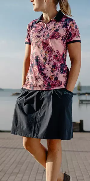 Halti Drive W+ X-Stretch Skort naisten shortsihame musta - Naisten shortsit, caprit ja hameet - 065-0538-P99 - 2