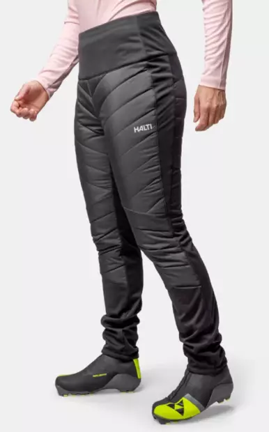 Halti Hanki 2.0 Warm Hybrid naisten hiihtohousut musta - Naisten hiihtovaatteet - 086-0856-P99 - 1