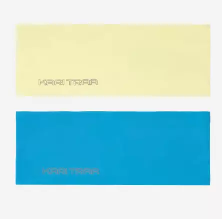 Kari Traa Una Headband 2pk panta sininen/sitruuna - Pipot, lippikset ja pannat - 7048653259669 - 1