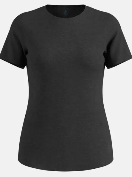 Odlo Essential 365 T-Shirt naisten treenipaita meleerattu musta - Naisten treenivaatteet - 76113661719 - 1