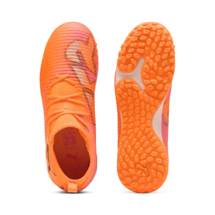 Puma Future 8 Match TURF Mid JR oranssi futiskengät - Jalkapallokengät - 406915665179 - 2