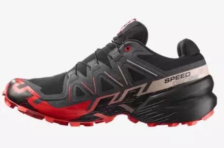 Salomon Speedcross 6 GTX juoksukengät musta/punainen Vedenpitävä ja hengittävä GORE-TEX-kalvo - Miesten kengät - 41-41-1987203319 - 2