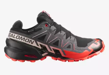 Salomon Speedcross 6 GTX juoksukengät musta/punainen Vedenpitävä ja hengittävä GORE-TEX-kalvo - Miesten kengät - 41-41-1987203319 - 1