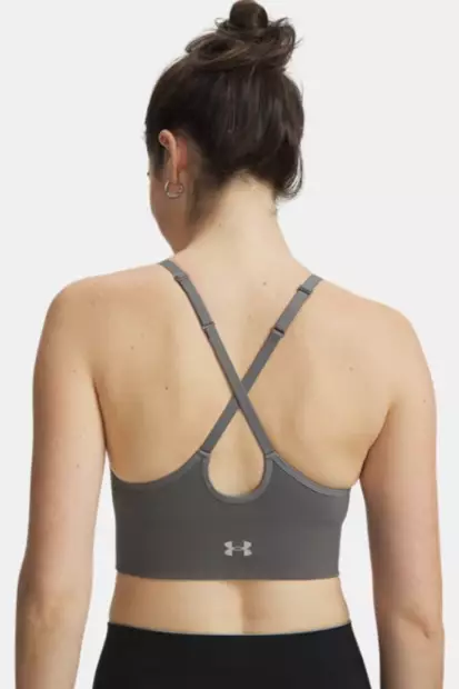 Under Armour Vanish Seamless Low Bra naisten urheiluliivit harmaa - Urheiluliivit - 1384417-709 - 2