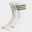 Adidas 3S ESS C Crew 3P sukkapaketti valkoinen/beige - Urheilusukat - KC9639 - 1