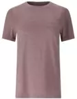 Endurance Alvaly Melange S/S Tee naisten treenipaita meleerattu moonscape - Naisten treenivaatteet - E243392-4419 - 1